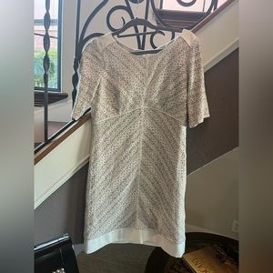 Antonio Melani size 6 ivory lace dress